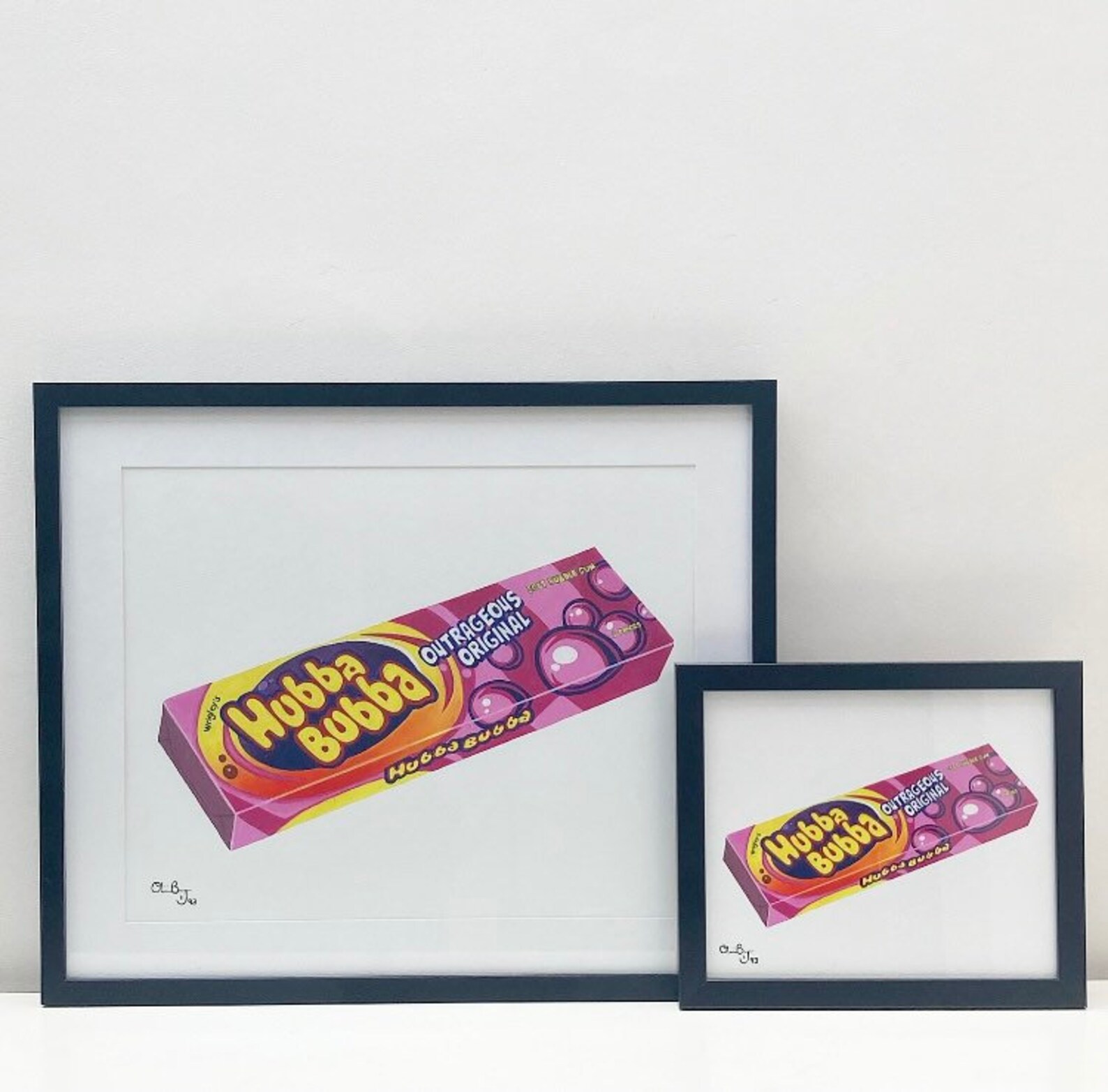 Hubba Bubba Bubblegum Limited Edition Giclée Fine Art Print - Etsy