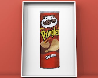 Pringles Original Flavour Limited Edition Giclée Fine Art Print