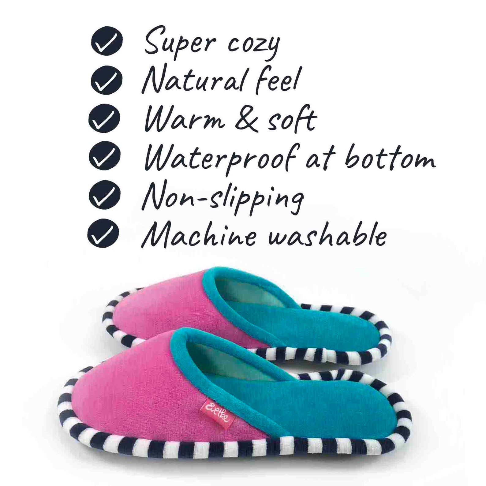 Monogram Slippers for Women Personalized Pink Slippers With Etsy