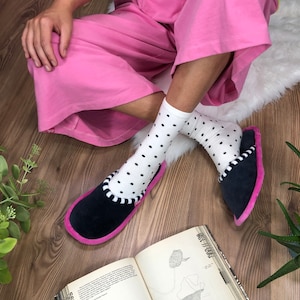 Indoor slippers, Fleece slippers, Warm slippers, Felt slippers, Winter slippers Gift, Women slippers,Women warm slippers, Christmas gift