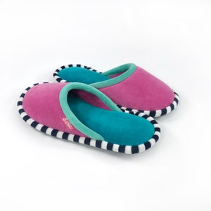 New Home Housewarming Gift Indoor Slippers, Custom Name Text Unique Home Unisex Slippers, Fluffy slippers House Slippers for women