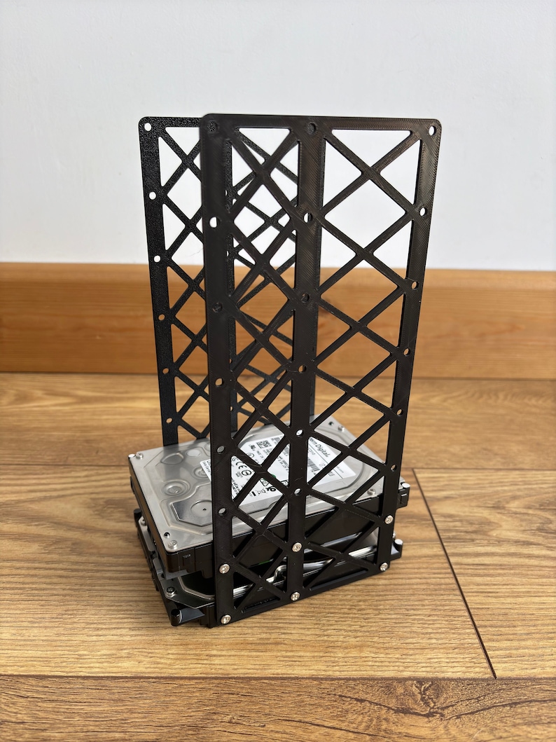 3.5 HDD Hard Drive Rack / Holder, Stand, Enclosure | Holds 8 Drives ...