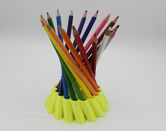 Spiral Pencil Pot | Pencil Holder | Pen Pot | | Desk Organisation | Fun Design | Art Products and Supplies