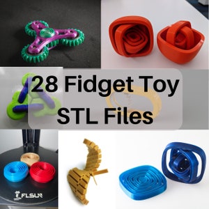 25+ Fidget Toy STL Files | 3D Printing Files | 28 3D Models | 3D Printer Files