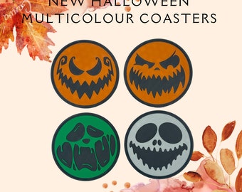 Halloween coasters | Halloween decorations | Autumn Decor | Home Decor | 3D Printed