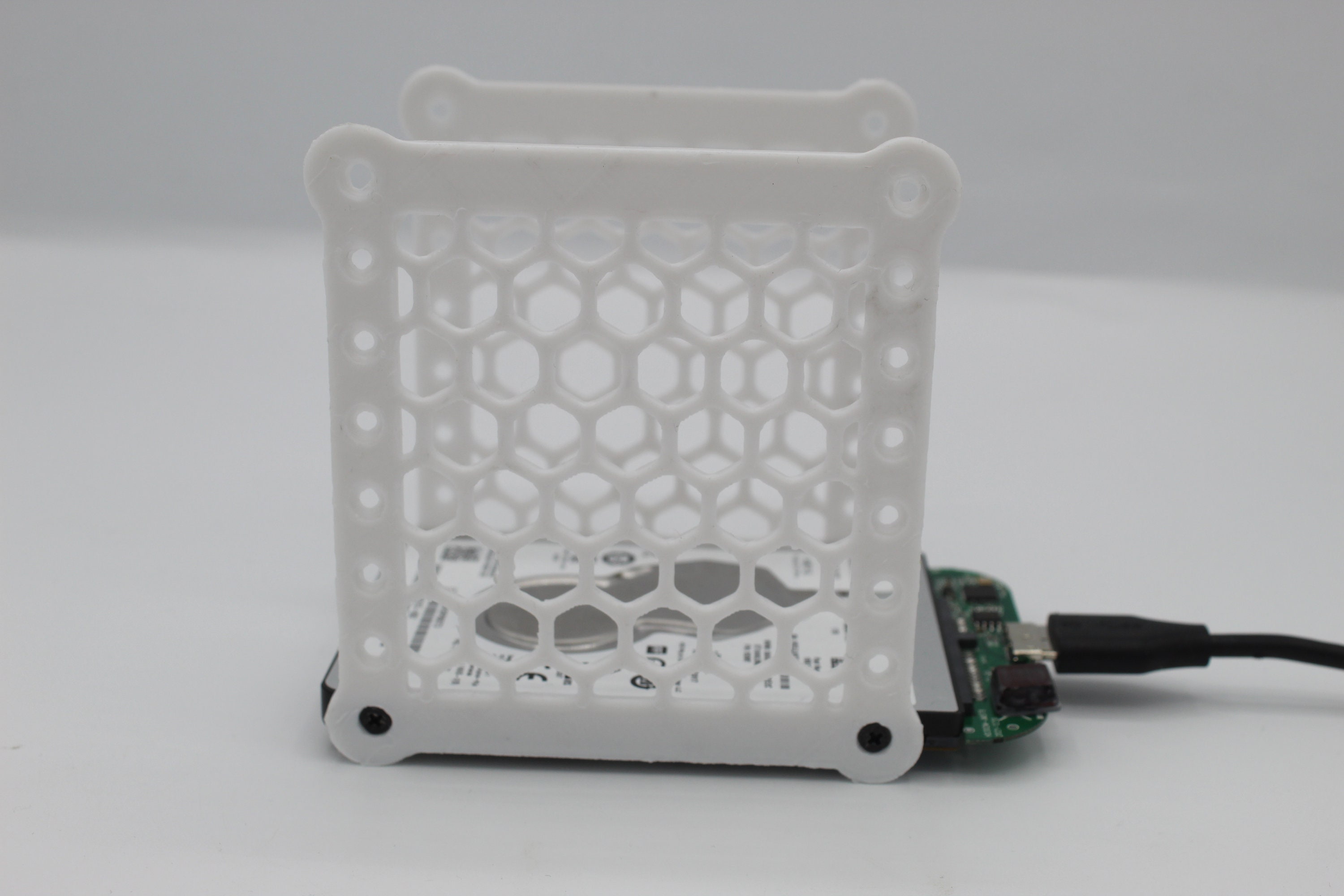 HDD/SSD 2.5 External Hard Drive Rack / Holder, Stand, Enclosure Holds 8 ...