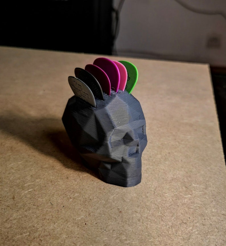 Skull Planter STL File PACK and Pencil Pot 3D Print Models | for 3D printing | Digital file | 18 Total Files image 4
