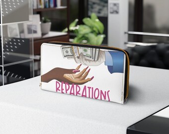 You Owe Me - Reparations Wallet WHITE