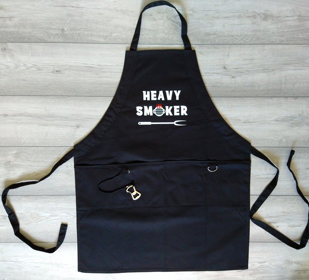 Novelty BBQ Apron With Bottle Opener Can Be Personalised With Etsy