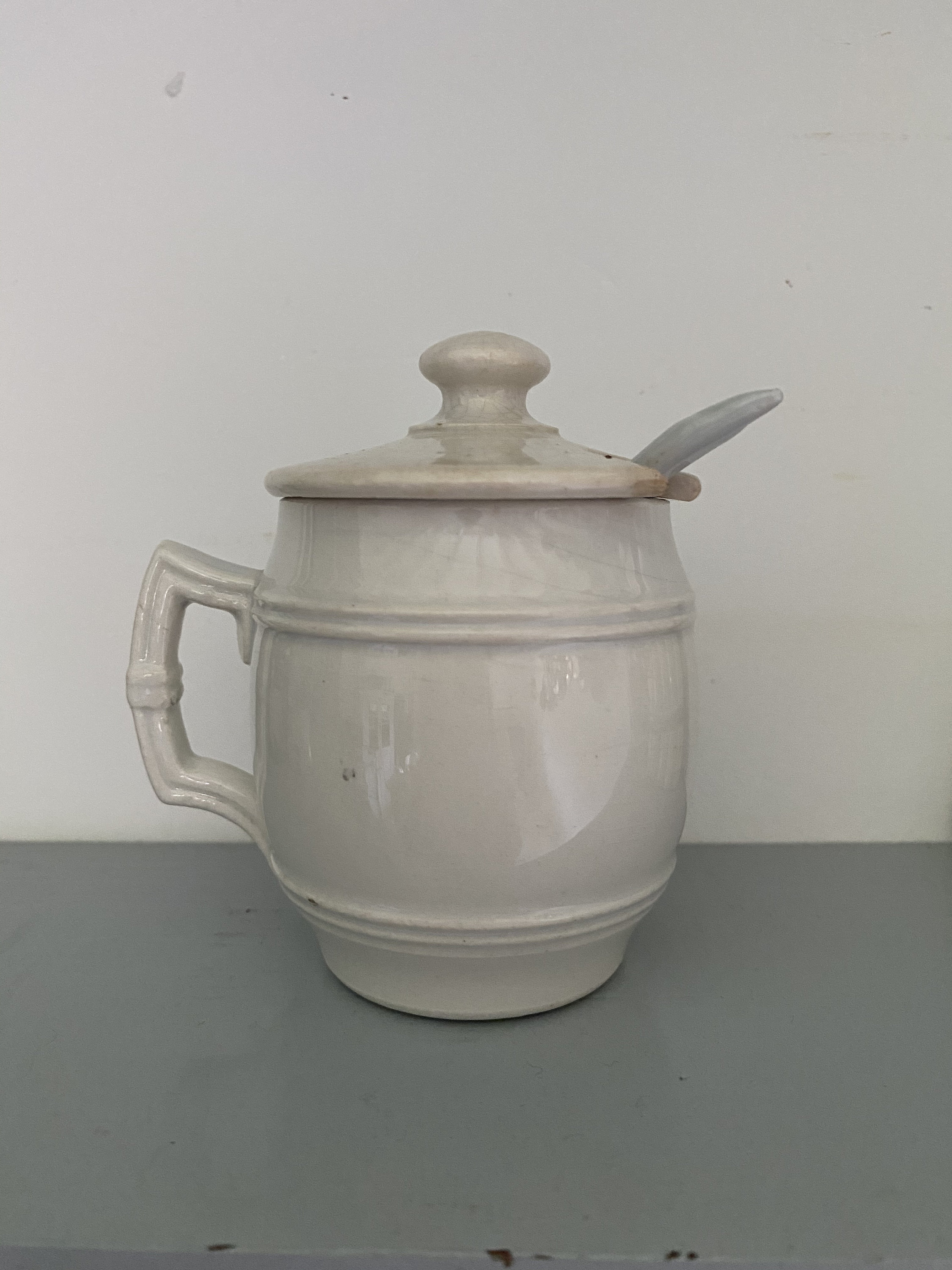 Ancien Moutardier - Antique Mustard Pot