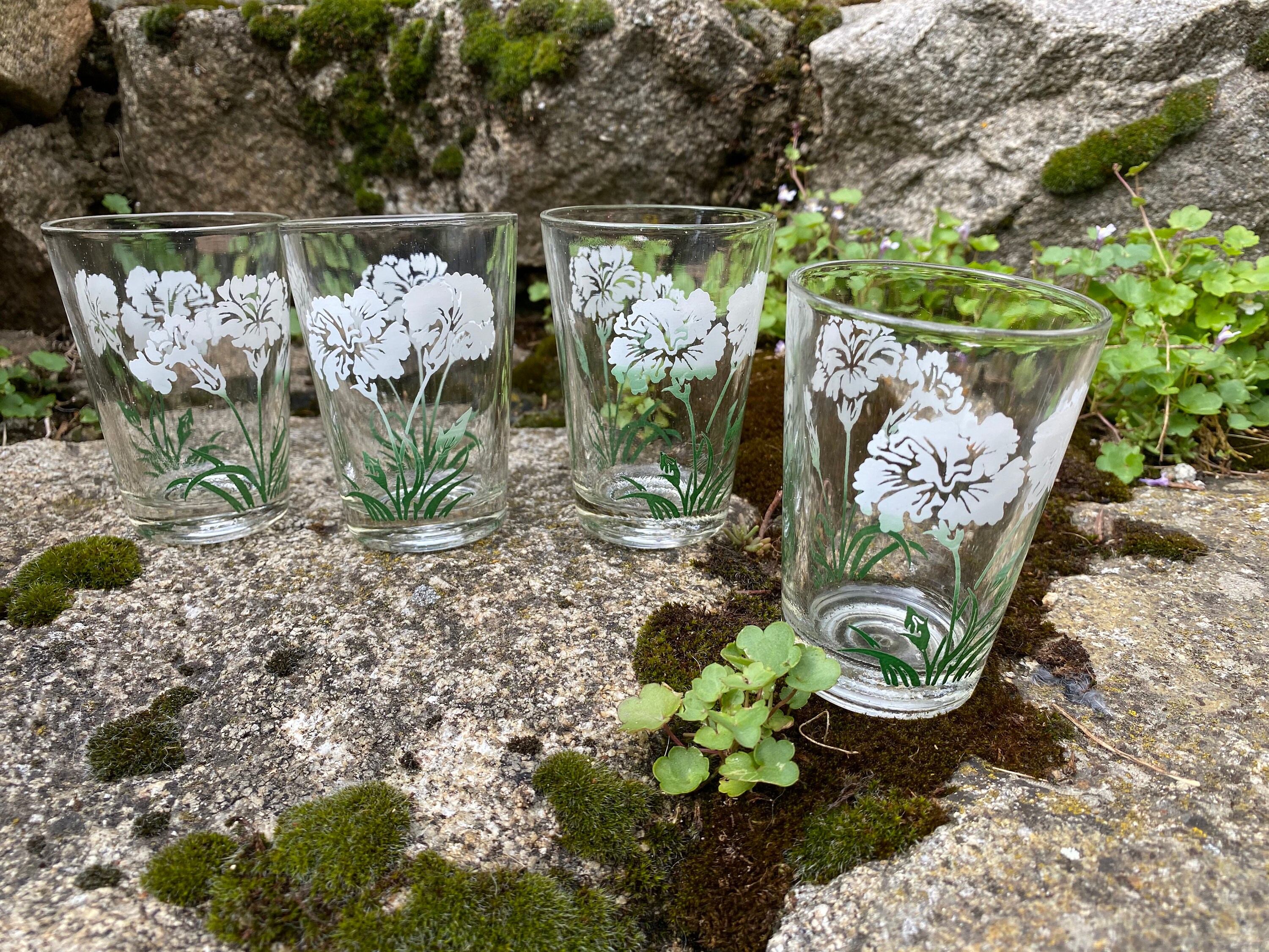 Lot de 4 Verres - Vintage Set Of Glasses