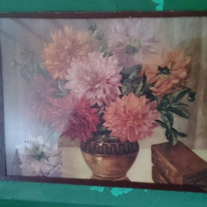 Vintage image of flowers - 1940/60 - Vintage flower print