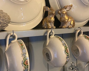 Set mit 2 Kaffeetassen Digion Sarreguemines