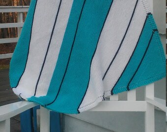 Tri Colored Baby Afghan (V1)