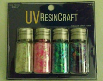 UV Resin Craft Iridescent Glitter Flakes