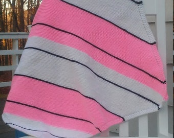 Tri Colored Baby Afghan (V1)