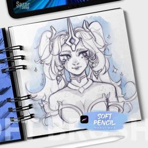 Sazor Soft pencil Procreate brush! (Digital download)