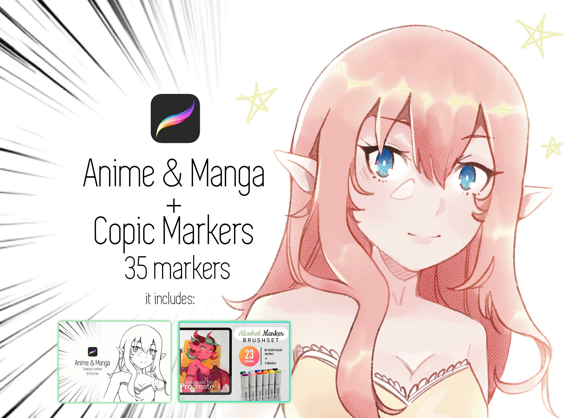 Anime Art Markers - Etsy Anime Art Markers - Etsy