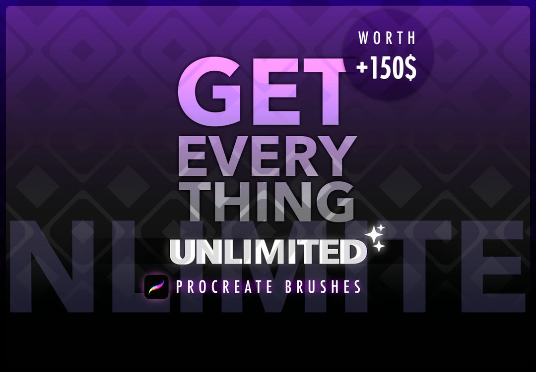 200+ Procreate Brushes - Unlimited - All Brushpacks to Date and Future ...