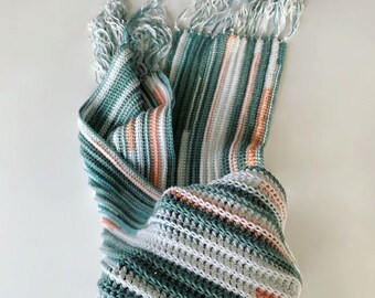 Crochet scarf pattern: crochet scarf, crochet neck warmer, crochet shawl, crochet scarf PDF
