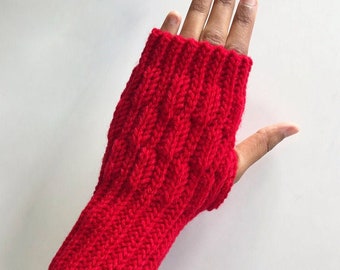 Crochet glove pattern: fingerless glove, my go to glove, wrist warmer pattern, fingerless mitts PDF