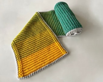 Patrón de bufanda de crochet: Bufanda fácil (patrón PDF)