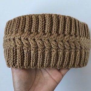 Crochet headband pattern: Autumn snug headband, crochet ear warmer, crochet head wrap, Toddler, Child, Teenager, and Adult headband PDF image 3