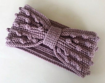 Patrón de diadema de crochet: calentador de orejas para adultos (patrón PDF)