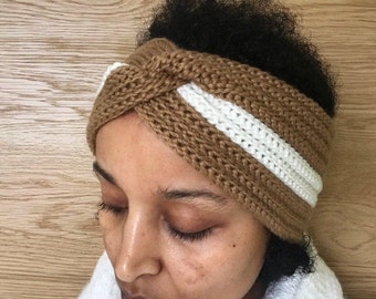 Patrón de diadema de crochet: calentador de orejas de lana (patrón PDF)