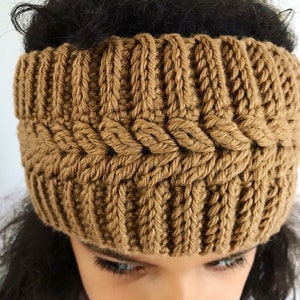 Crochet headband pattern: Autumn snug headband, crochet ear warmer, crochet head wrap, Toddler, Child, Teenager, and Adult headband PDF image 7