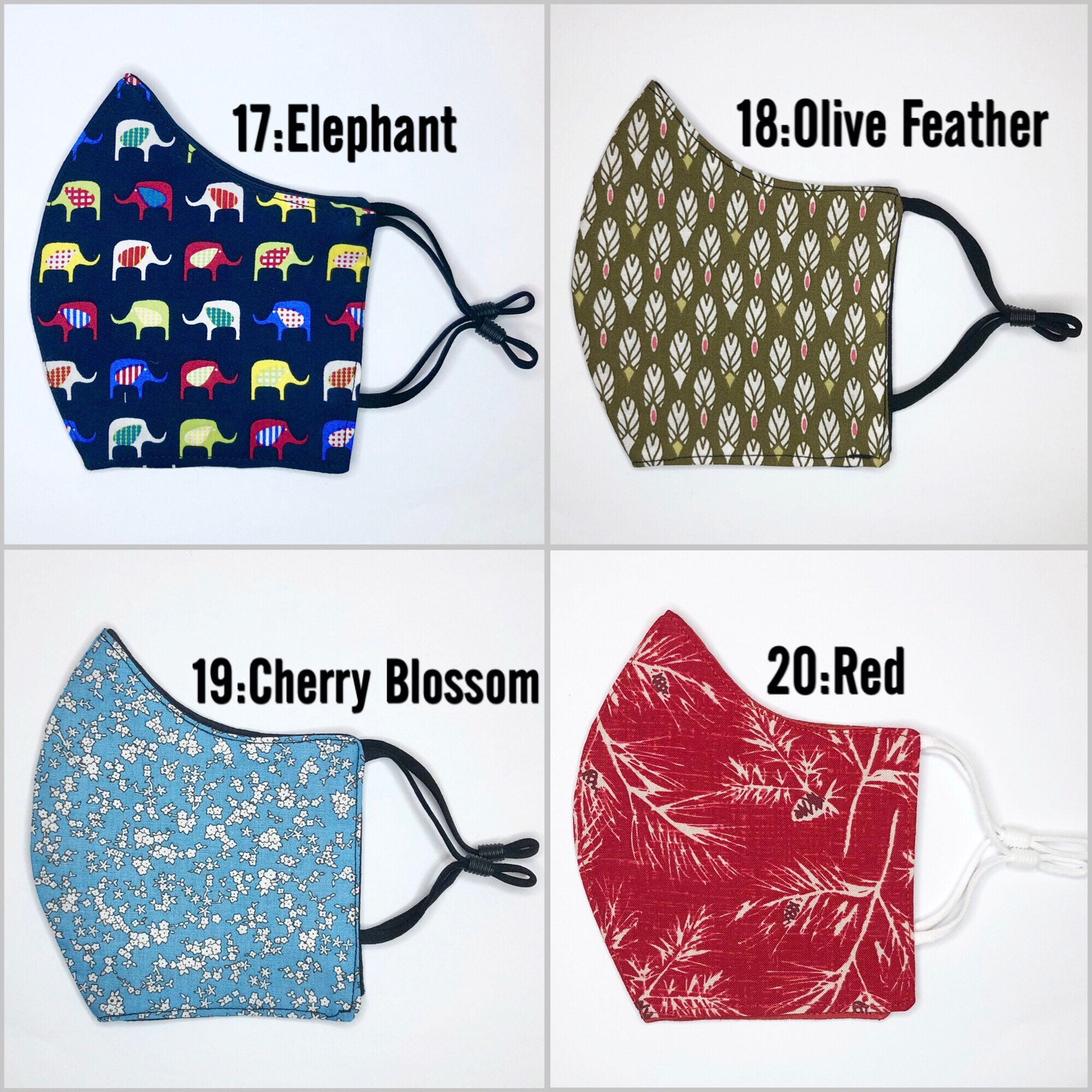 Adjustable WOMEN Mask, Women Face Mask, Handmade Women Face Masks UK