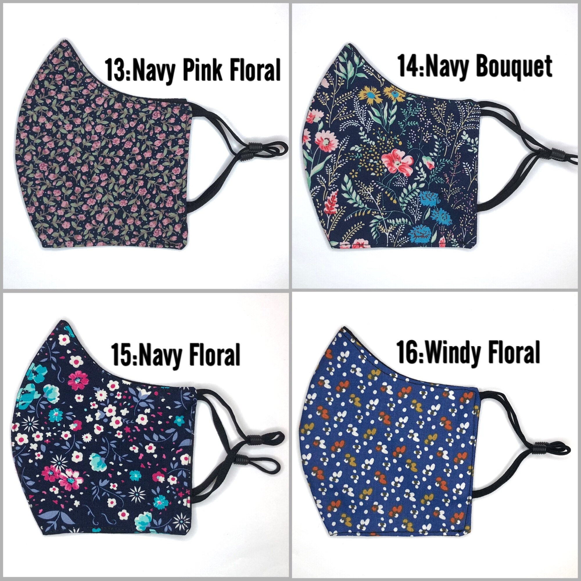 Adjustable WOMEN Mask, Women Face Mask, Handmade Women Face Masks UK