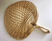 Hand Woven Straw Fan