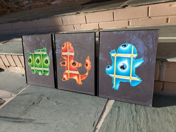 pokemon card wall art Bulbasaur V2 - 3D Printed Pokemon Card Wall Hanger | Fan Art main image 1