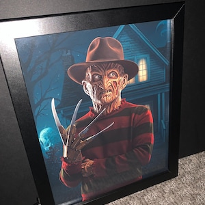 Freddy Krueger - Nightmare on Elm Street  - Horror Movie Backlight Display