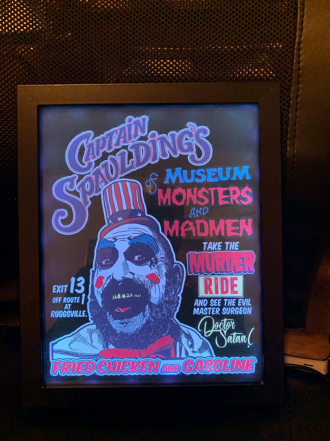 HOT ITEM: Captain Spaulding Backlight Display Devils Rejects Three From ...