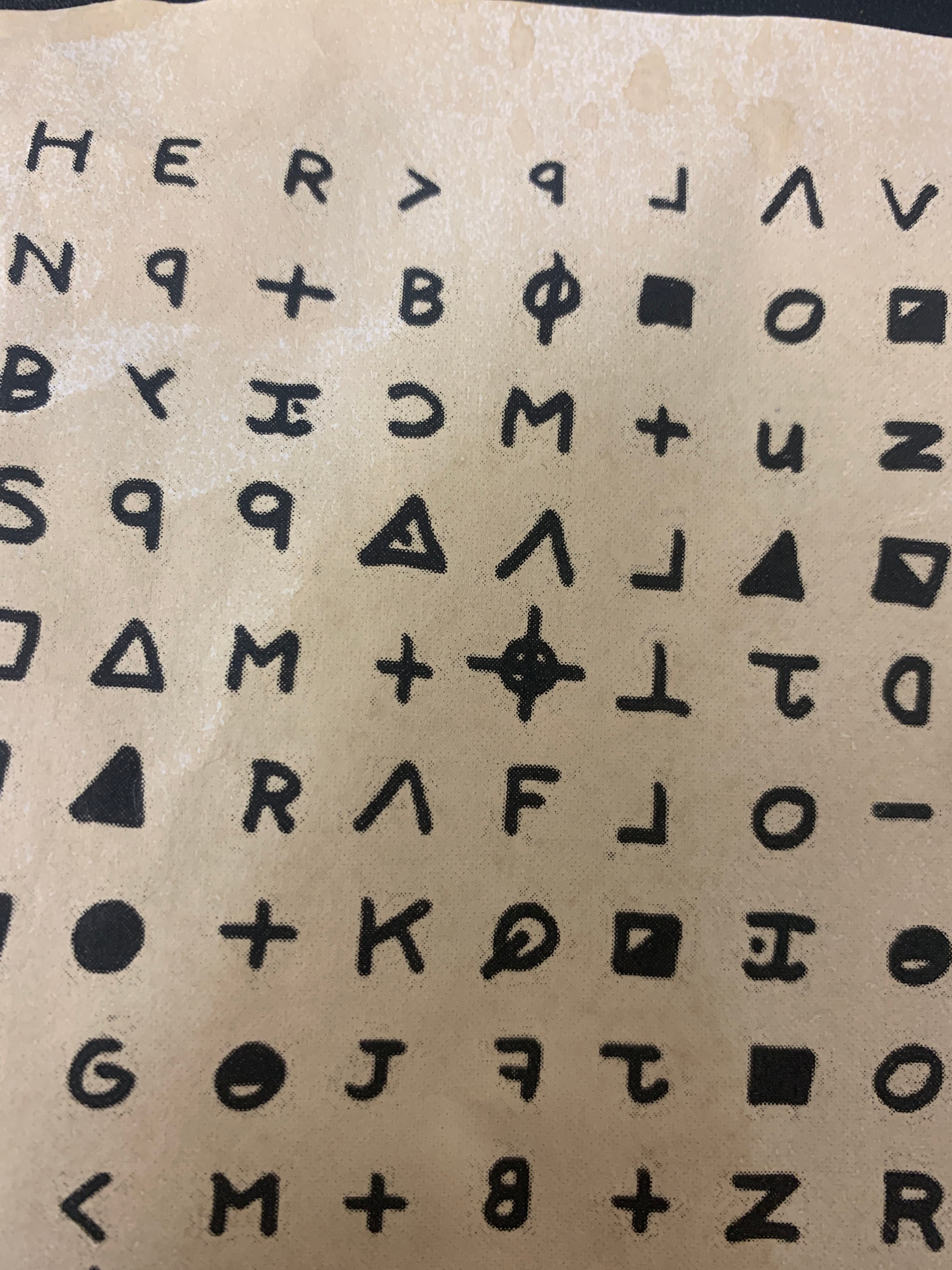 The Zodiac Killer Cypher - Etsy