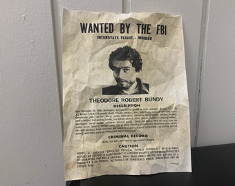 Ted Bundy Wanted Poster - FBI Wanted