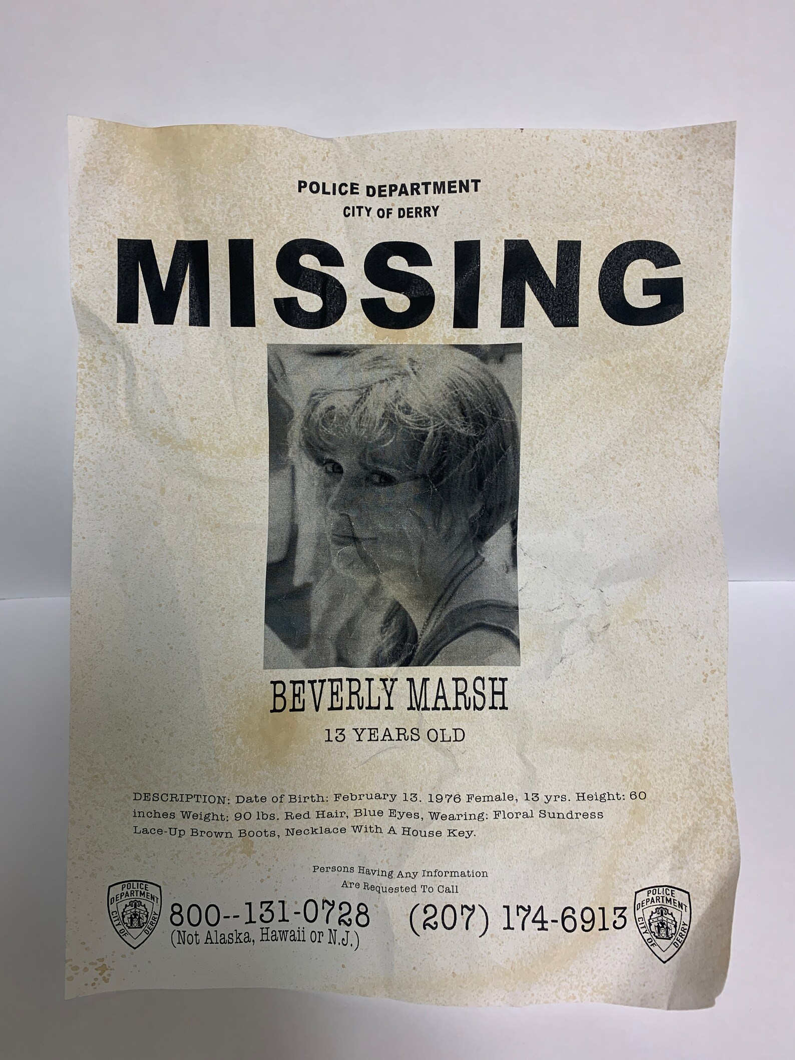 IT Missing Posters Set of 7 Richie Tozier Beverly Marsh | Etsy