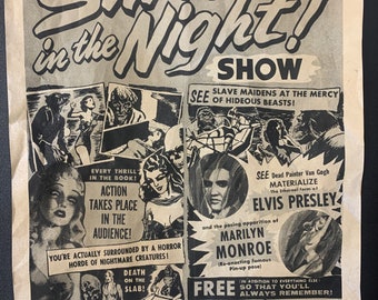 Dr. Satan's Shrieks In The Night Show Flyer