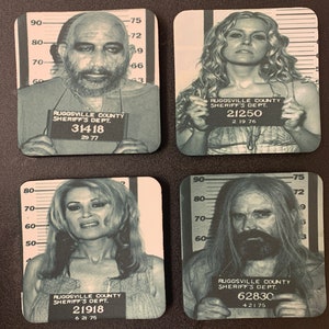 The Devils Rejects - 3 From Hell - 4 (four) neoprene coasters