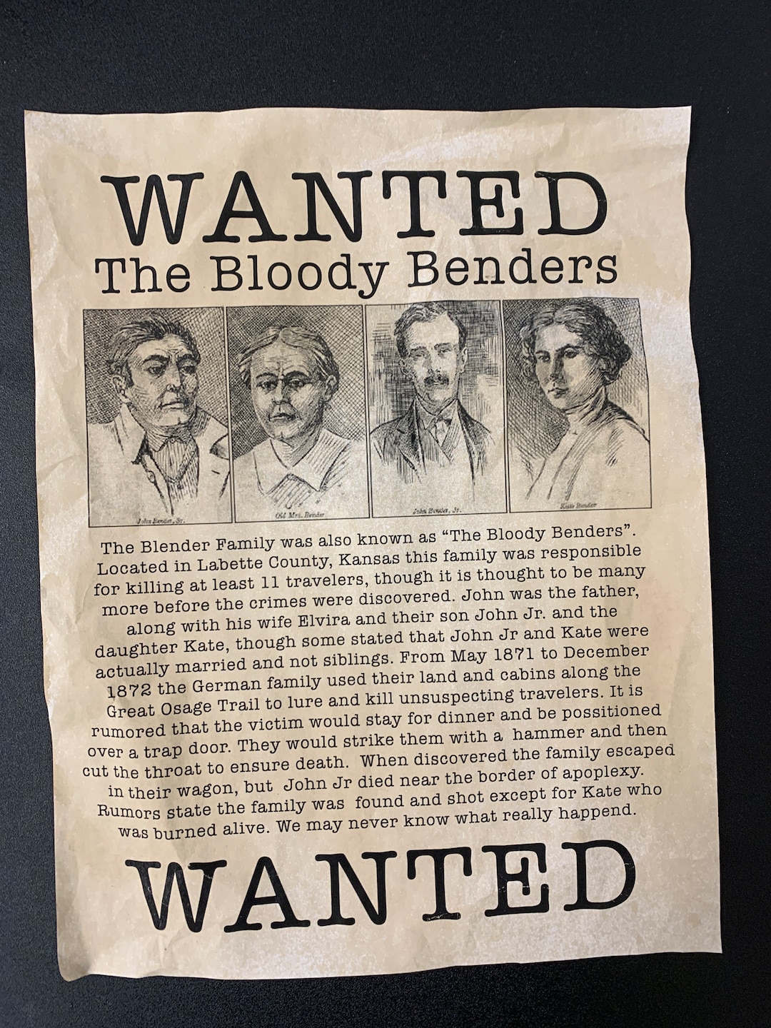 The Bender Family - The Bloody Benders - Serial Killer