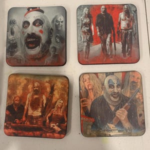 The Devils Rejects - 3 From Hell - 4 (four) neoprene coasters - Set 2
