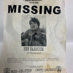 Best Seller! Horror Memorabilia IT Missing Posters Individual or Set ...