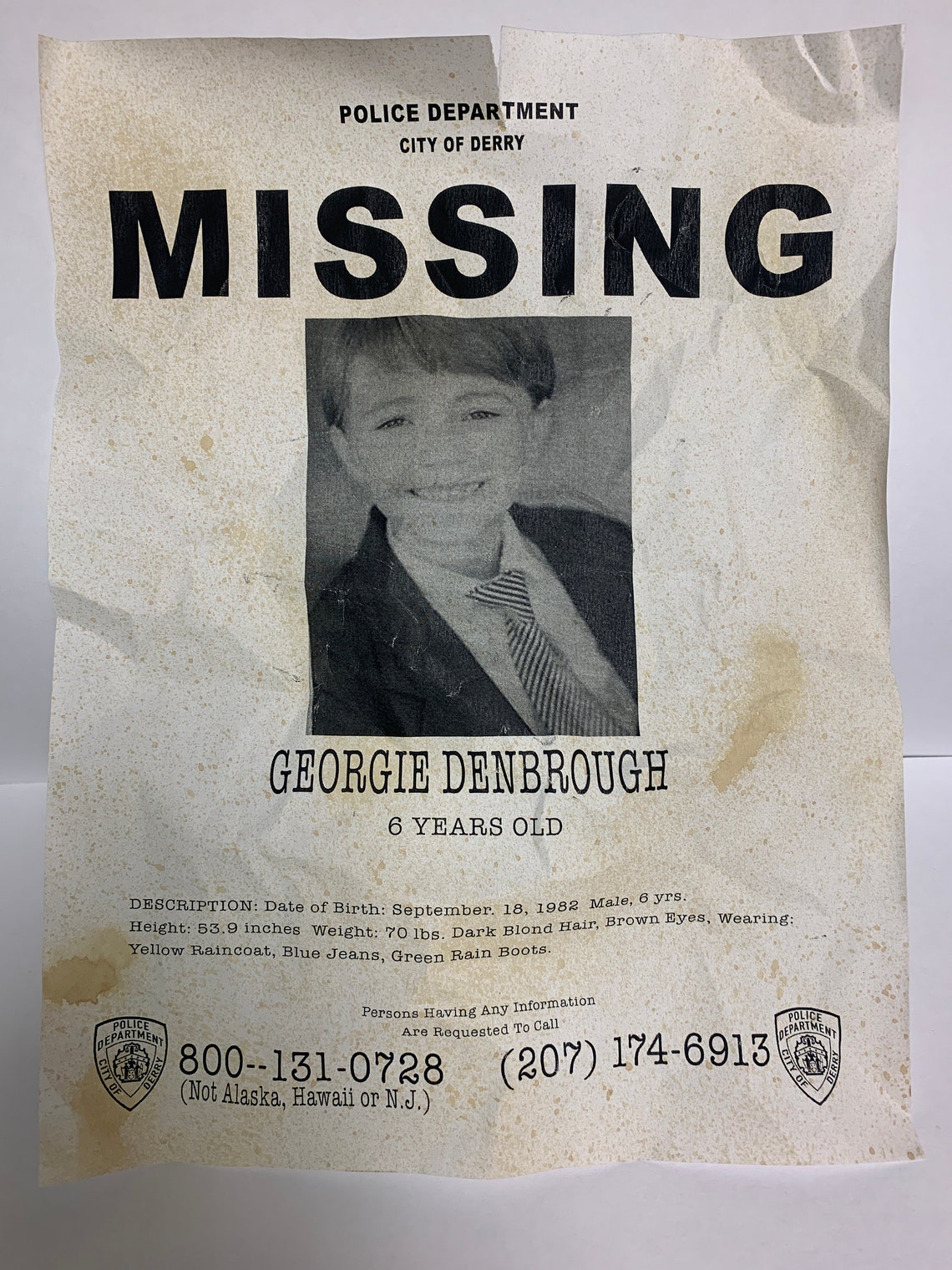 IT Missing Posters Set of 7 Richie Tozier Beverly Marsh | Etsy