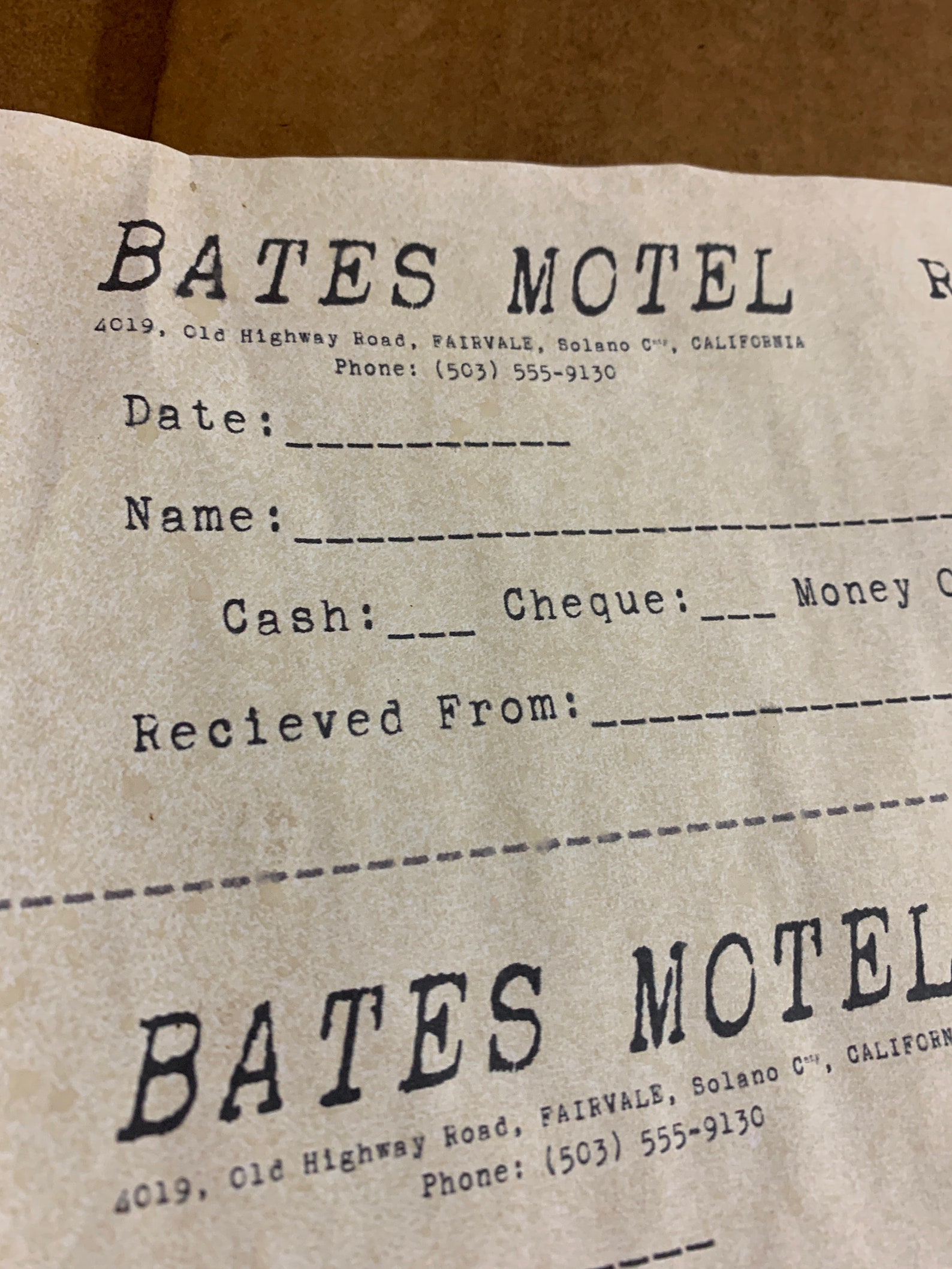 Motel 6 Receipt Template - ttv3ncq