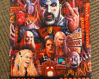 House of 1000 Corpses - Custom Design Poster - 13 x 19 Inches - Ready for framing