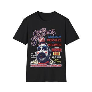 Captain Spaulding - House of 1000 Corpses - Devil&#39;s Rejects Unisex Softstyle T-Shirt