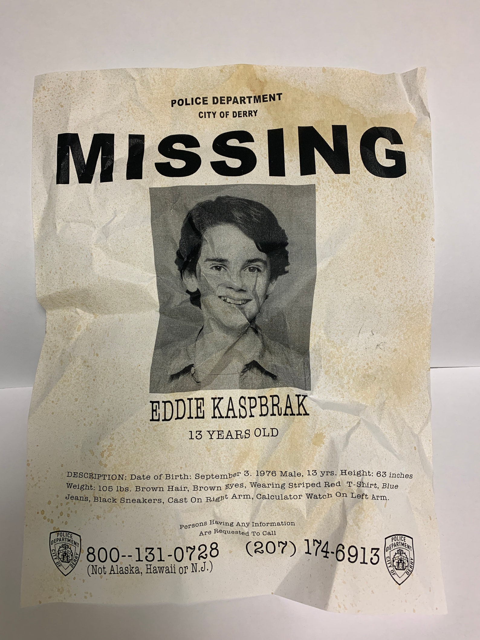 IT Missing Posters Set of 7 Richie Tozier Beverly Marsh | Etsy