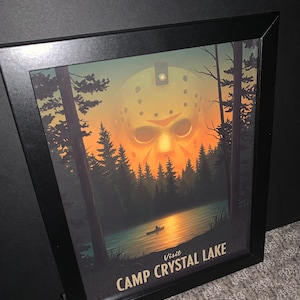Jason Voorhees Friday the 13th - Horror Movie Backlight Display